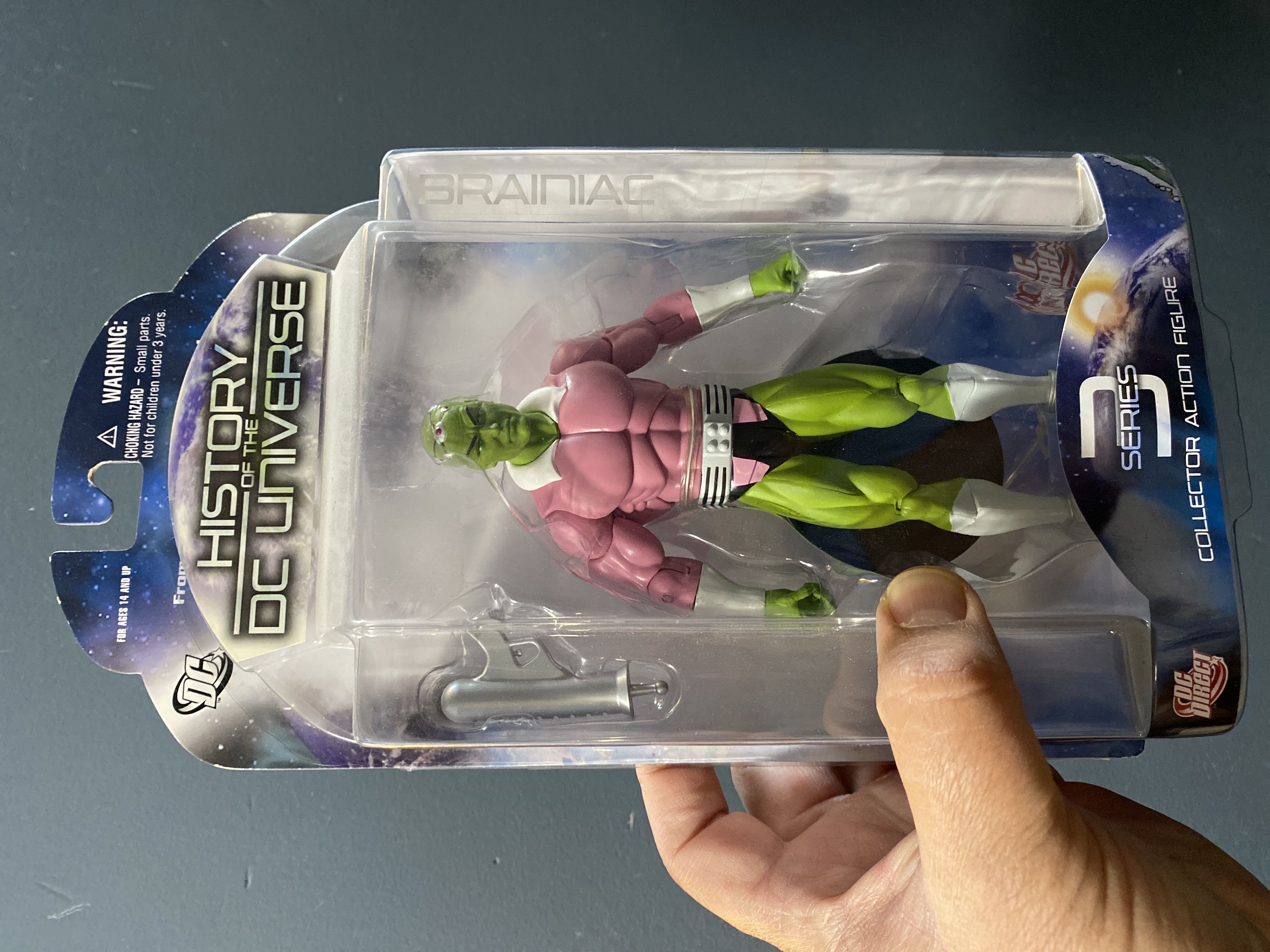 DC - History of the DC Universe: Series 3: Brainiac Action Figure - DC Direct action figure collectible [Barcode 761941283661] - Main Image 2
