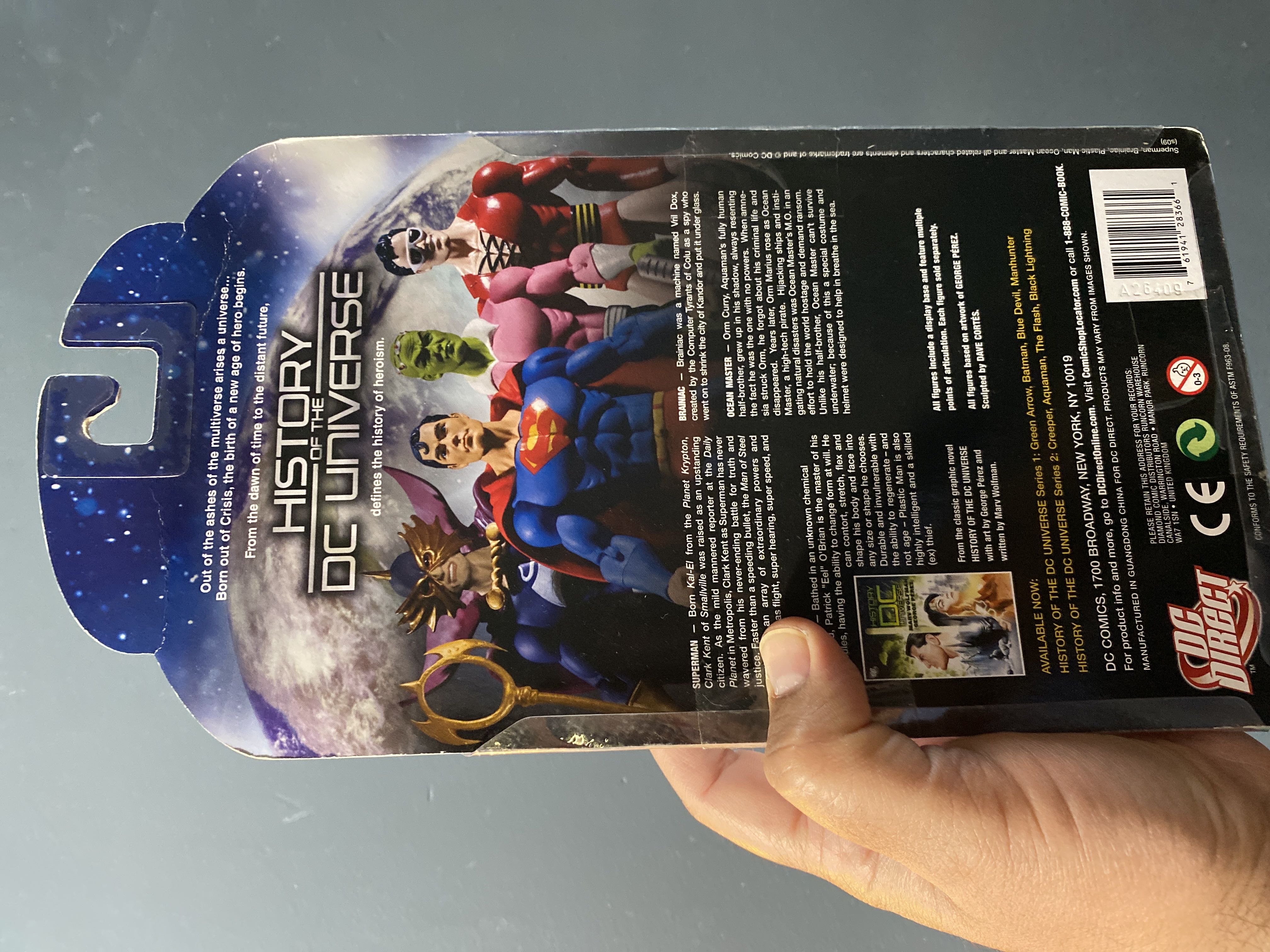 DC - History of the DC Universe: Series 3: Brainiac Action Figure - DC Direct action figure collectible [Barcode 761941283661] - Main Image 3