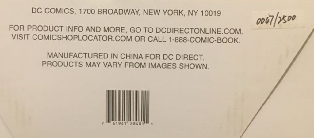 Wonder Woman - Statue - Tim Bruckner - DC Direct action figure collectible [Barcode 761941284811] - Main Image 2