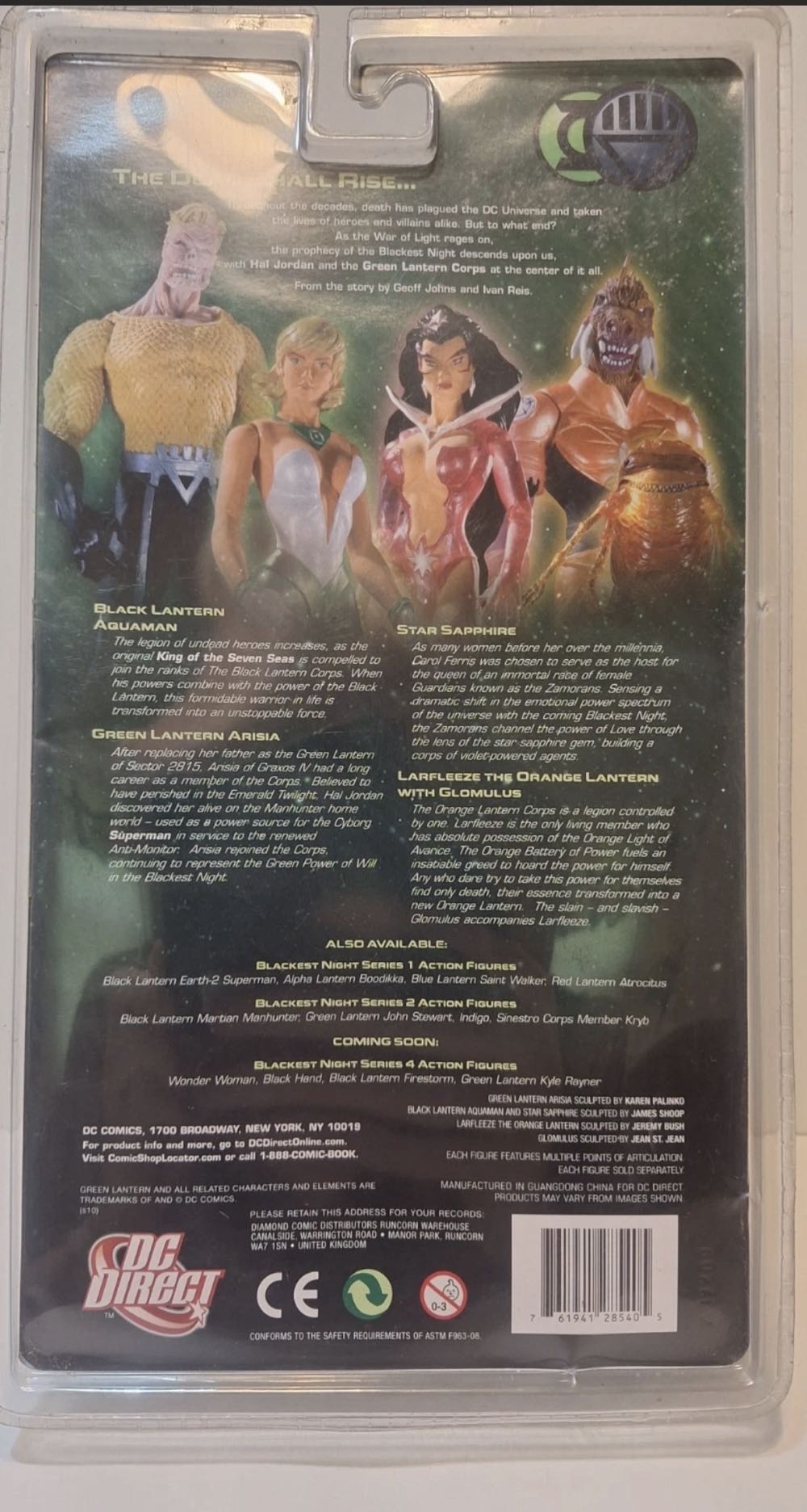 Blackest Night Series 3 - Arisia - DC Direct (Blackest Night) (Blackest Night) action figure collectible [Barcode 761941285405] - Main Image 2