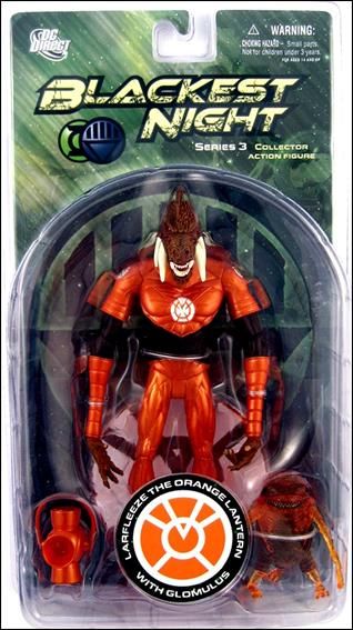 Blackest Night, Series 3: Larfleeze With Glomulus - DC Direct (DC Comics Super Heroes) action figure collectible [Barcode 761941285412] - Main Image 2