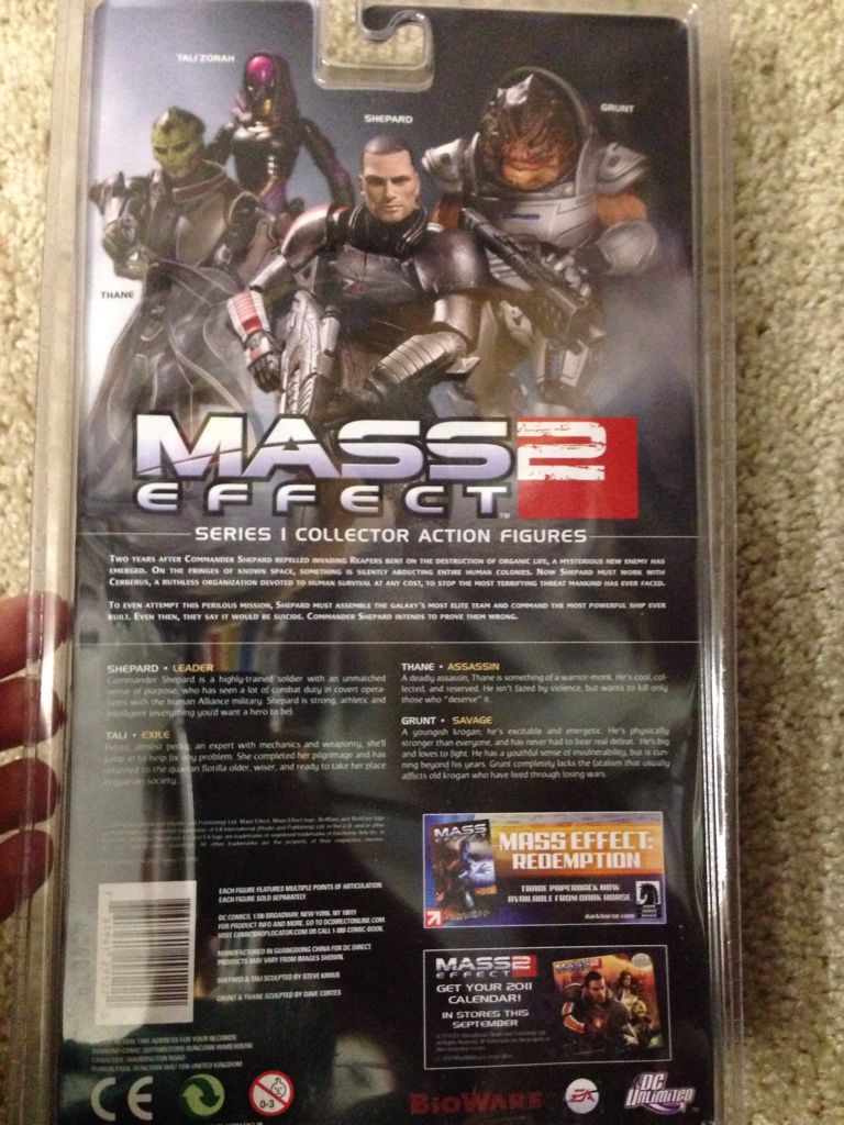 Shepard - Big Fish Toys (Mass Effect) action figure collectible [Barcode 761941291222] - Main Image 2