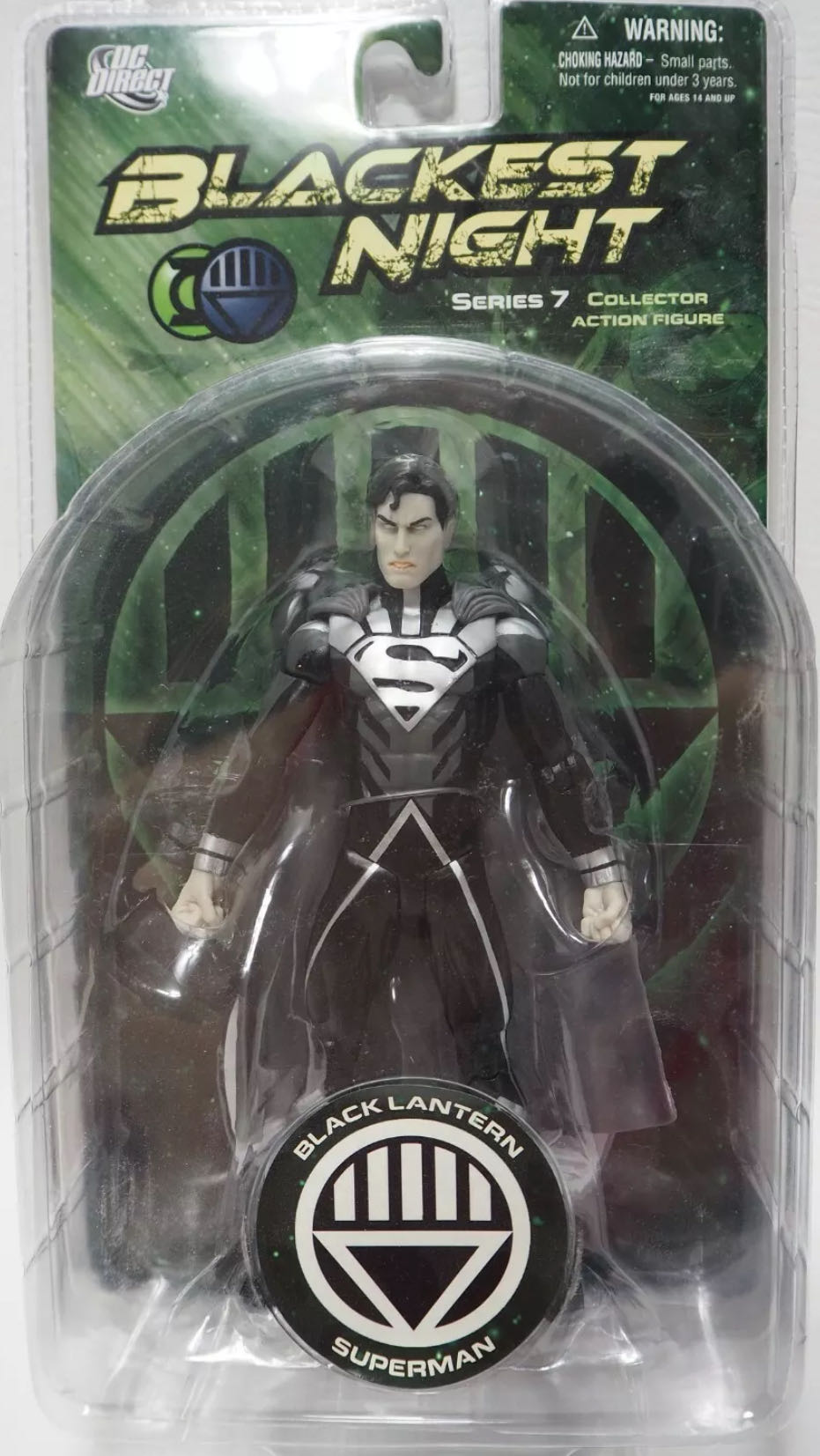 Blackest Night Series 7 - Black Lantern Superman - DC Direct (Blackest Night) action figure collectible [Barcode 761941296302] - Main Image 3