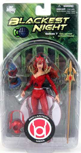 Red Lantern Mera With Dex Starr - DC Direct (DC Comics - Blackest Night) action figure collectible [Barcode 761941296326] - Main Image 3