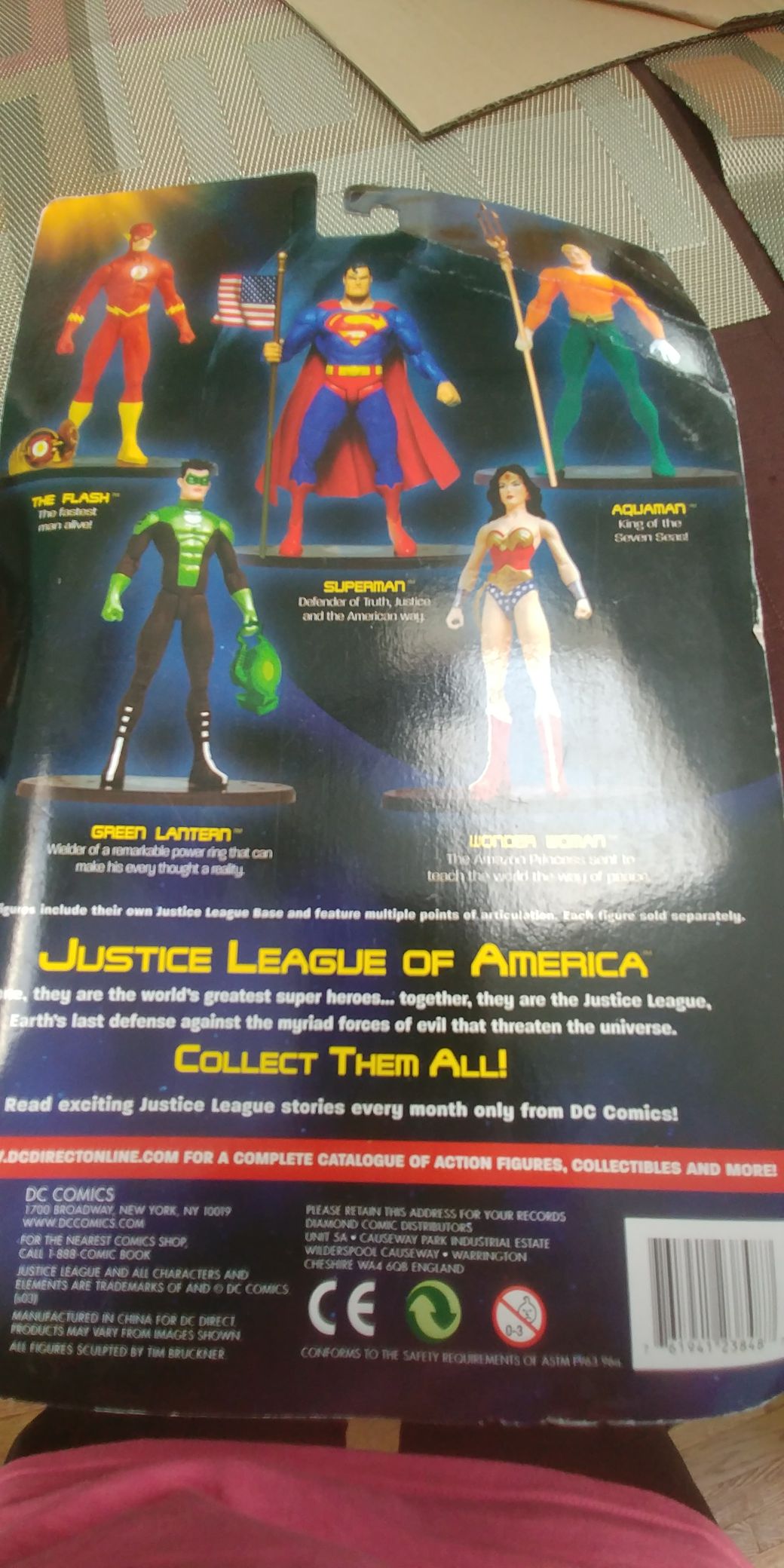 Wonder Woman  (DC Direct - JLA) action figure collectible [Barcode 761941296838] - Main Image 2