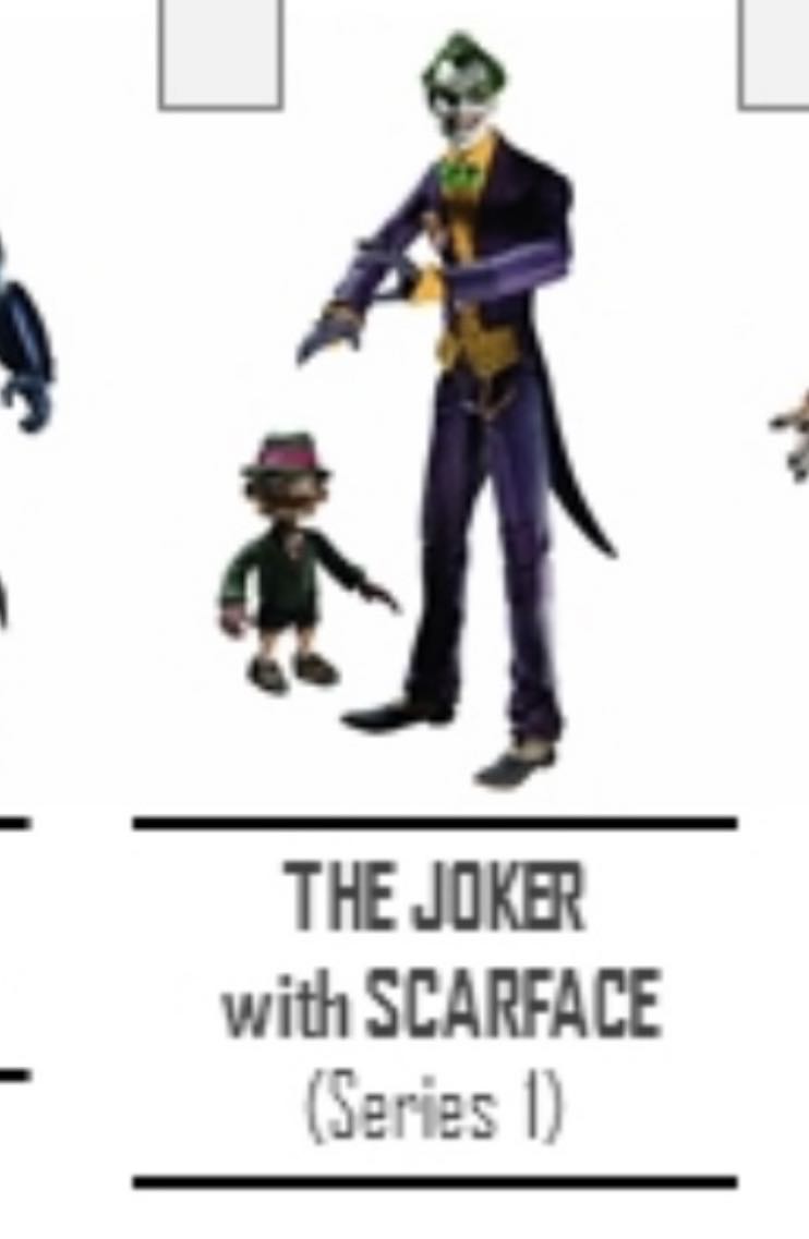 Joker (and Scarface) - DC Collectibles (DC (Batman - Arkham)) action figure collectible [Barcode 761941296906] - Main Image 2