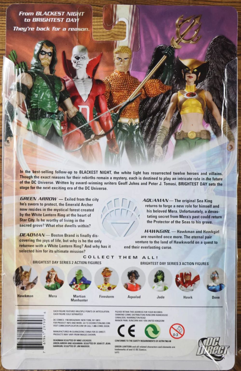 Aquaman Brightest Day - Series 1 - Aquaman - DC Direct (Brightest Day) action figure collectible [Barcode 761941297996] - Main Image 4