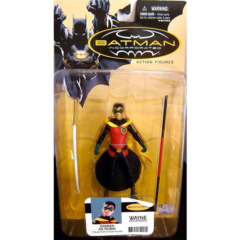 DC Comics Batman Incorporated: Damian as Robin - DC Direct (Comics & Superheroes) action figure collectible [Barcode 761941300139] - Main Image 2