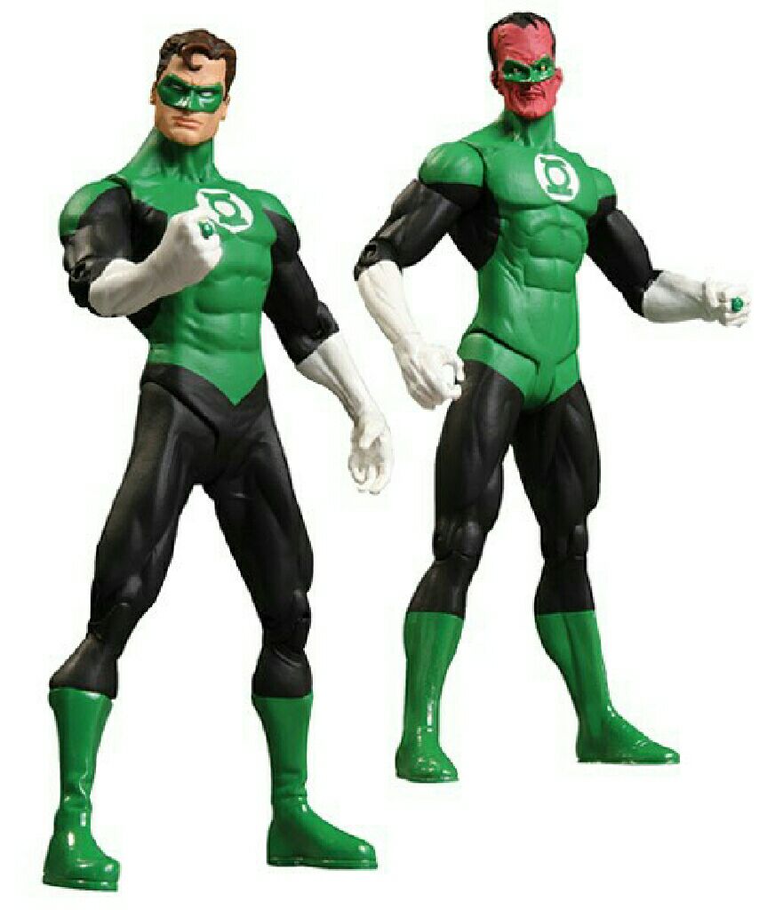 Green Lantern Hal Jordan And Sinestro Rebirth - Collector Set - Green Lantern & Sinestro - DC Direct (Green Lantern Rebirth) action figure collectible [Barcode 761941300498] - Main Image 2