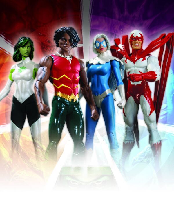 Brightest Day Jade - DC Direct (Brightest Day Series) action figure collectible [Barcode 761941302447] - Main Image 2