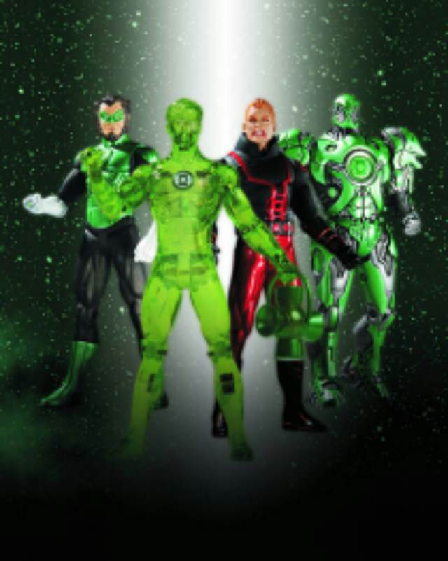 Green Lantern Series 4 - Hal Jordan (Power Glow) - DC Direct (DC Direct Green Lantern Series) action figure collectible [Barcode 761941303642] - Main Image 2