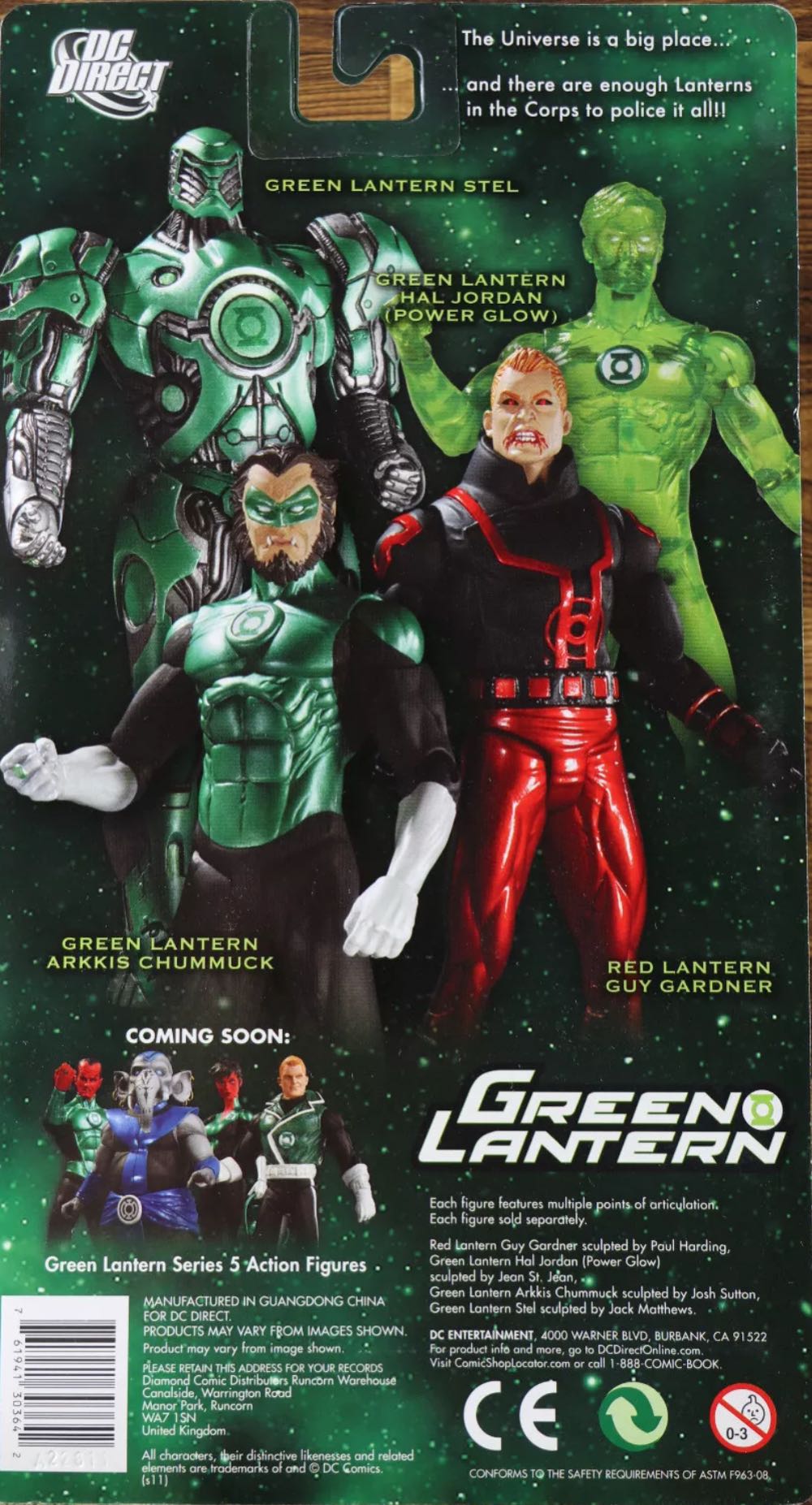 Green Lantern Series 4 - Hal Jordan (Power Glow) - DC Direct (DC Direct Green Lantern Series) action figure collectible [Barcode 761941303642] - Main Image 4
