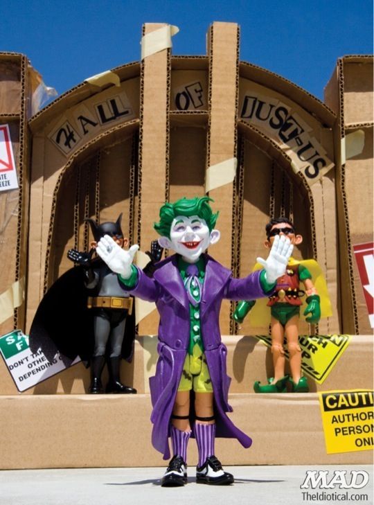 Just-Us League The Joker Mad - DC Collectibles (Just-us League Of Stupid Heroes Series 3) action figure collectible [Barcode 761941307312] - Main Image 2