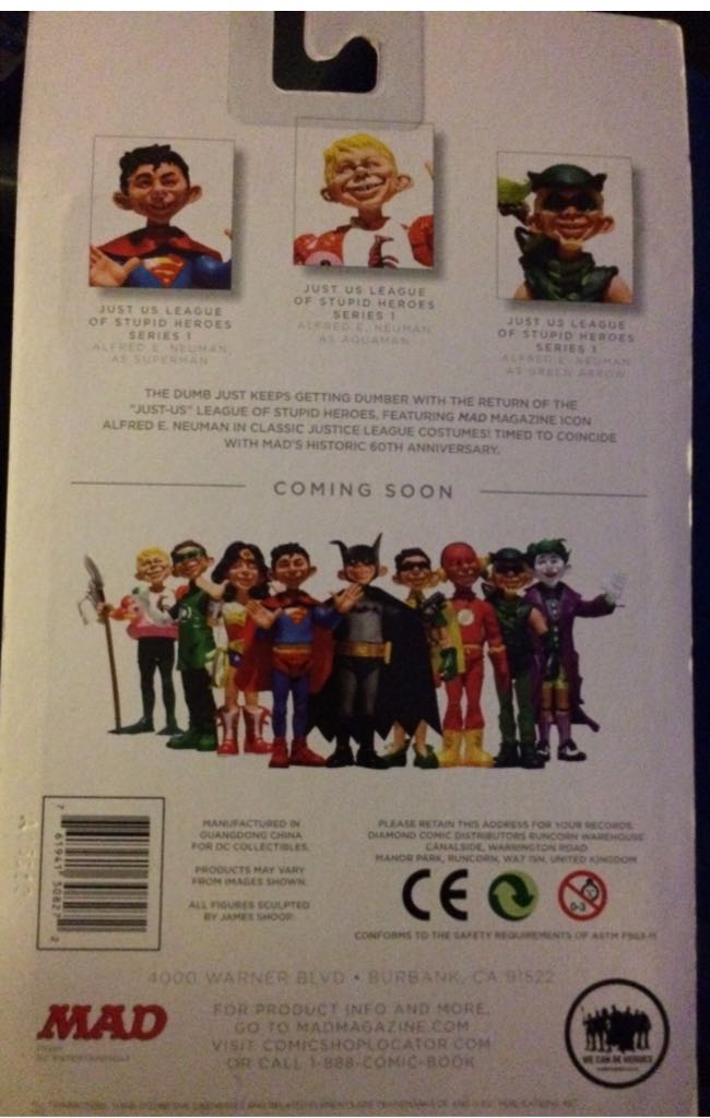 Mad Just-us-League Aquaman  action figure collectible [Barcode 761941308272] - Main Image 2