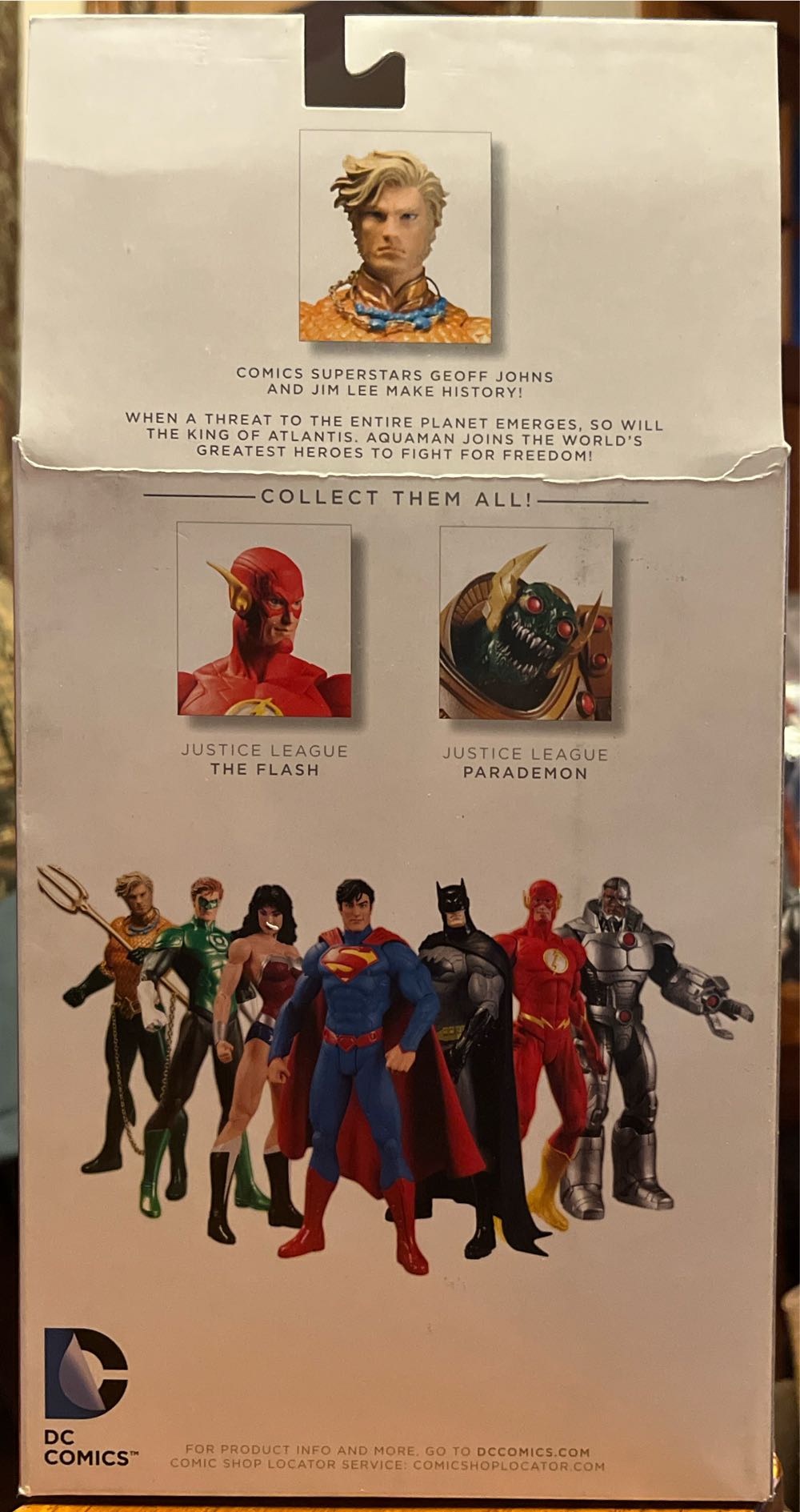 New 52 JL Aquaman - DC Direct (DC Collectibles Justice League) action figure collectible [Barcode 761941308432] - Main Image 3