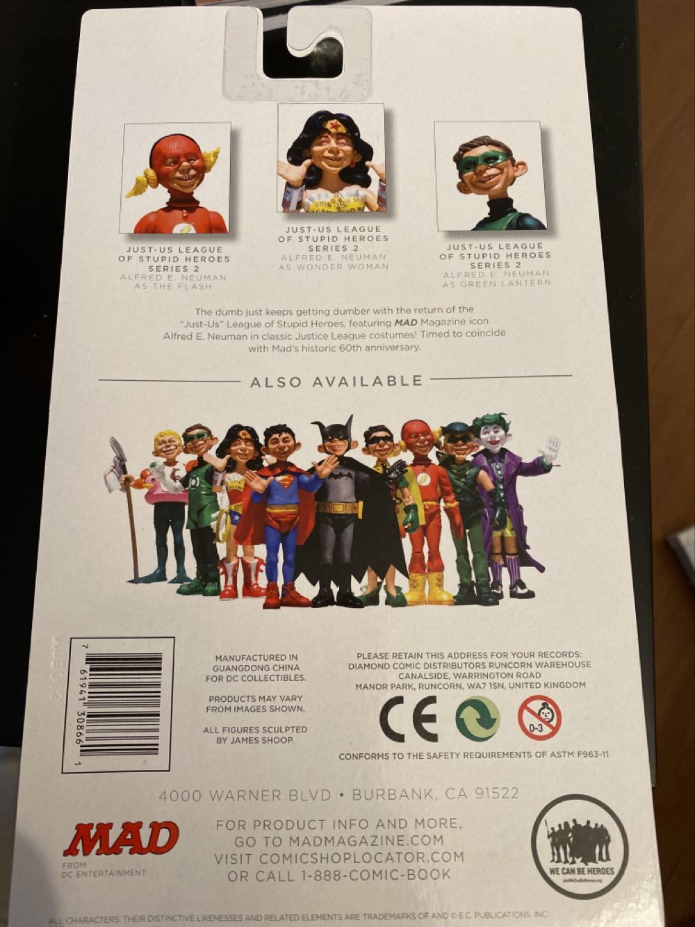 Mad Just-Us League of Stupid Heroes: Alfred Neuman As The Flash - DC Collectibles (DC Comics) action figure collectible [Barcode 761941308661] - Main Image 3