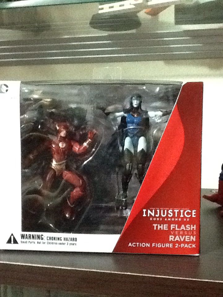 DC Collectibles Injustice Gods Among Us The Flash Vs Raven 2 Pack 2013 DC 3.75” - DC Collectibles (DC) action figure collectible [Barcode 761941313511] - Main Image 2