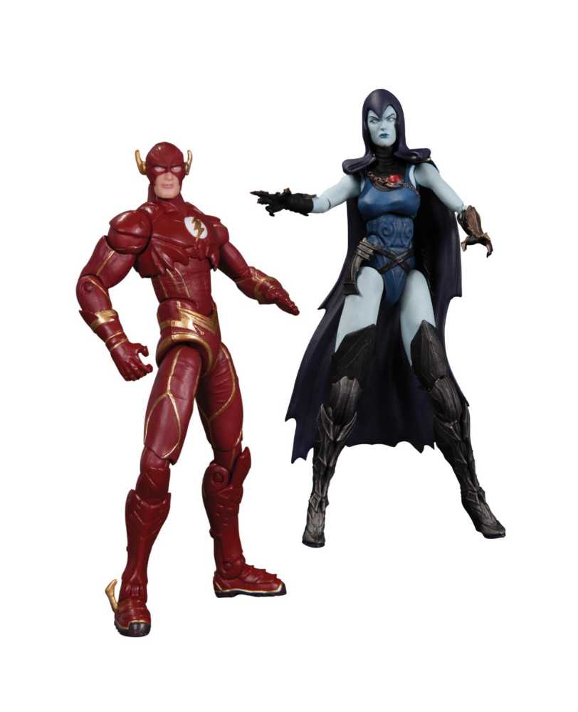 DC Collectibles Injustice Gods Among Us The Flash Vs Raven 2 Pack 2013 DC 3.75” - DC Collectibles (DC) action figure collectible [Barcode 761941313511] - Main Image 3