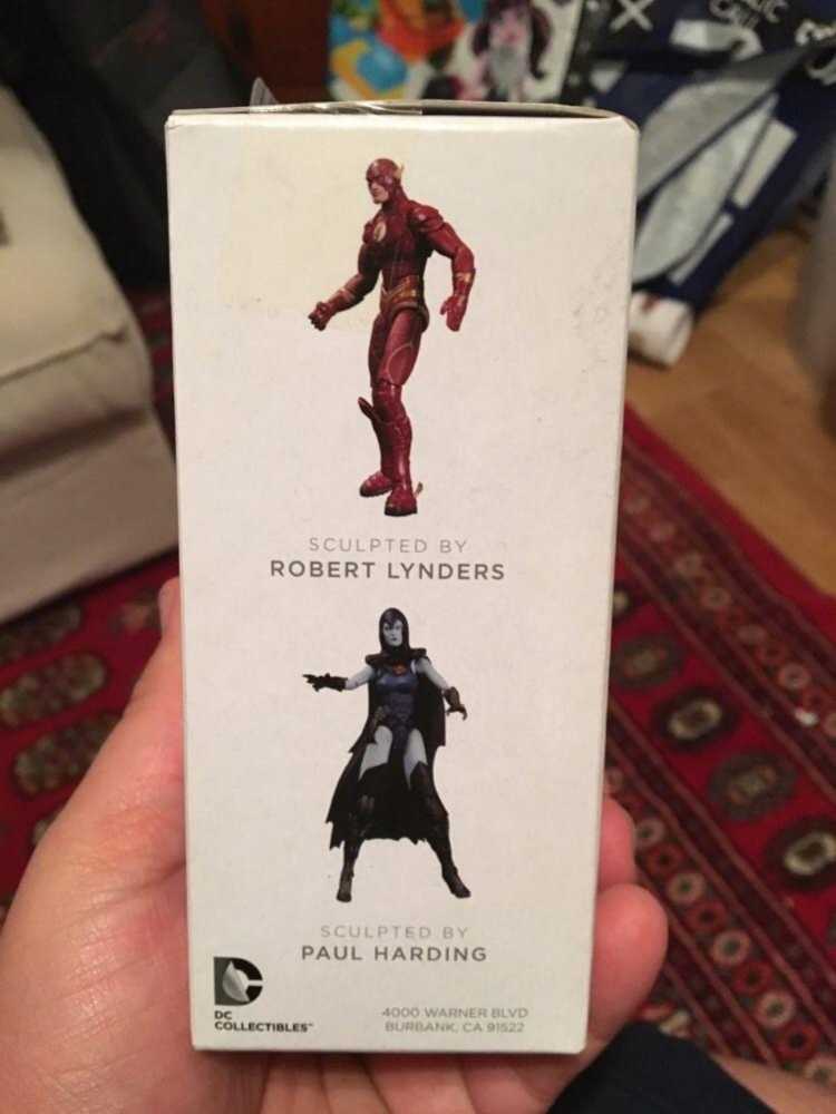 DC Collectibles Injustice Gods Among Us The Flash Vs Raven 2 Pack 2013 DC 3.75” - DC Collectibles (DC) action figure collectible [Barcode 761941313511] - Main Image 4