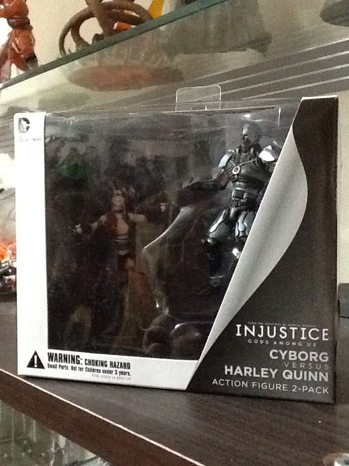 DC Collectibles Injustice Gods Among Us Cyborg vs. Harley Quinn - DC Collectibles (Batman) action figure collectible [Barcode 761941313528] - Main Image 2