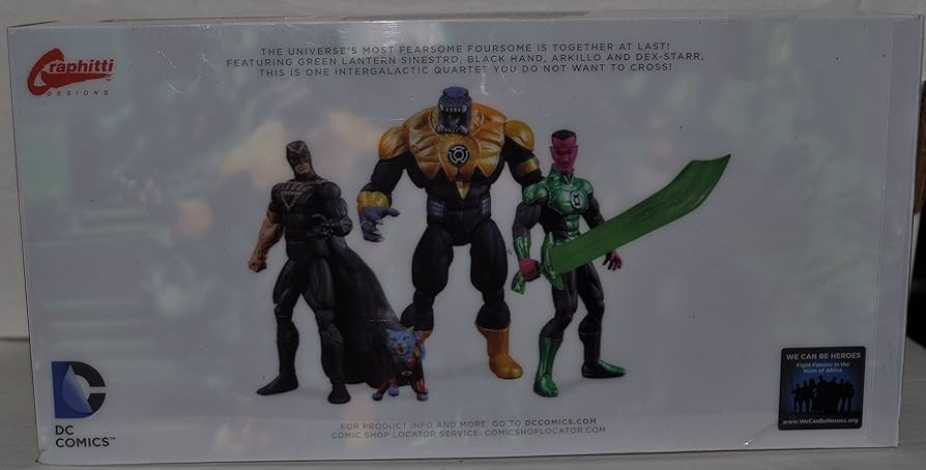 DC Collectibles DC Comics Super Heroes Convention Exclusives Black Hand, Green Lantern Sinestro, Arkillo & Dex-Starr - DC Comics (DC Collectibles) action figure collectible [Barcode 761941313542] - Main Image 3