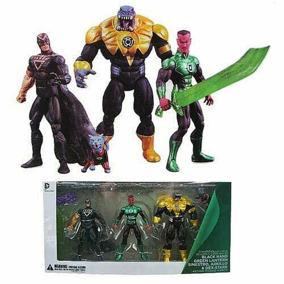 DC Collectibles DC Comics Super Heroes Convention Exclusives Black Hand, Green Lantern Sinestro, Arkillo & Dex-Starr - DC Comics (DC Collectibles) action figure collectible [Barcode 761941313542] - Main Image 4