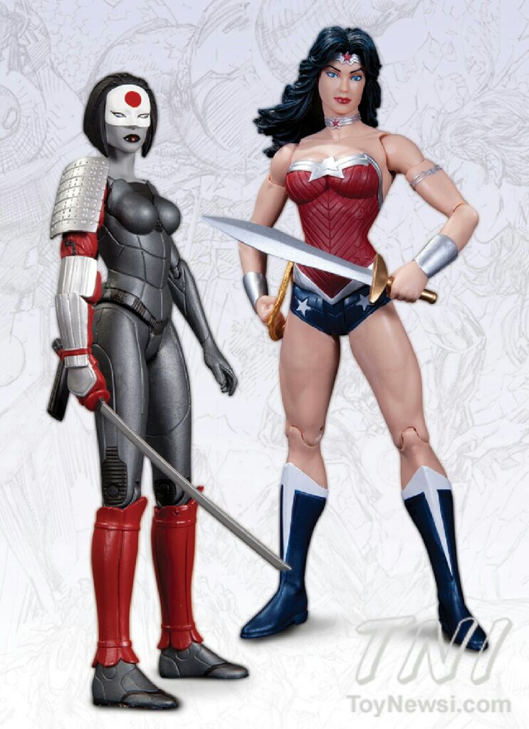 New 52 JL Wonder Woman vs Katana Two Pack Set - DC Collectibles (DC Collectibles Justice League) action figure collectible [Barcode 761941313672] - Main Image 2
