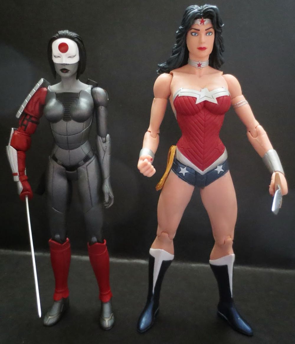 New 52 JL Wonder Woman vs Katana Two Pack Set - DC Collectibles (DC Collectibles Justice League) action figure collectible [Barcode 761941313672] - Main Image 4