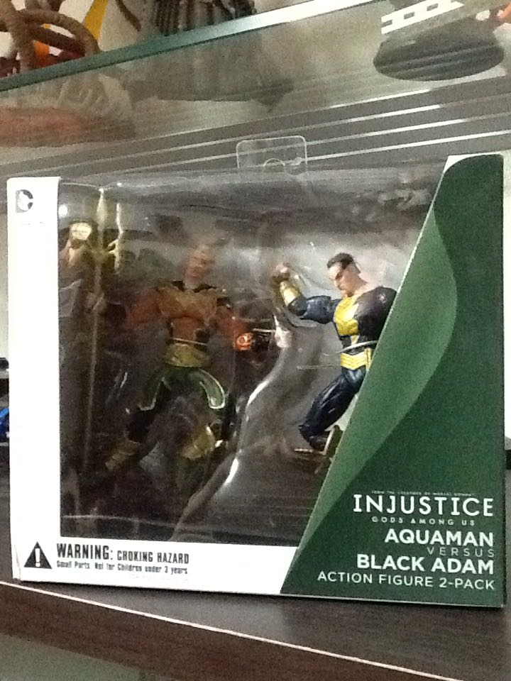 DC COLLECTIBLES Injustice - Aquaman vs Black Adam - DC Collectibles (DC Injustice: Gods Among Us) action figure collectible [Barcode 761941313917] - Main Image 2