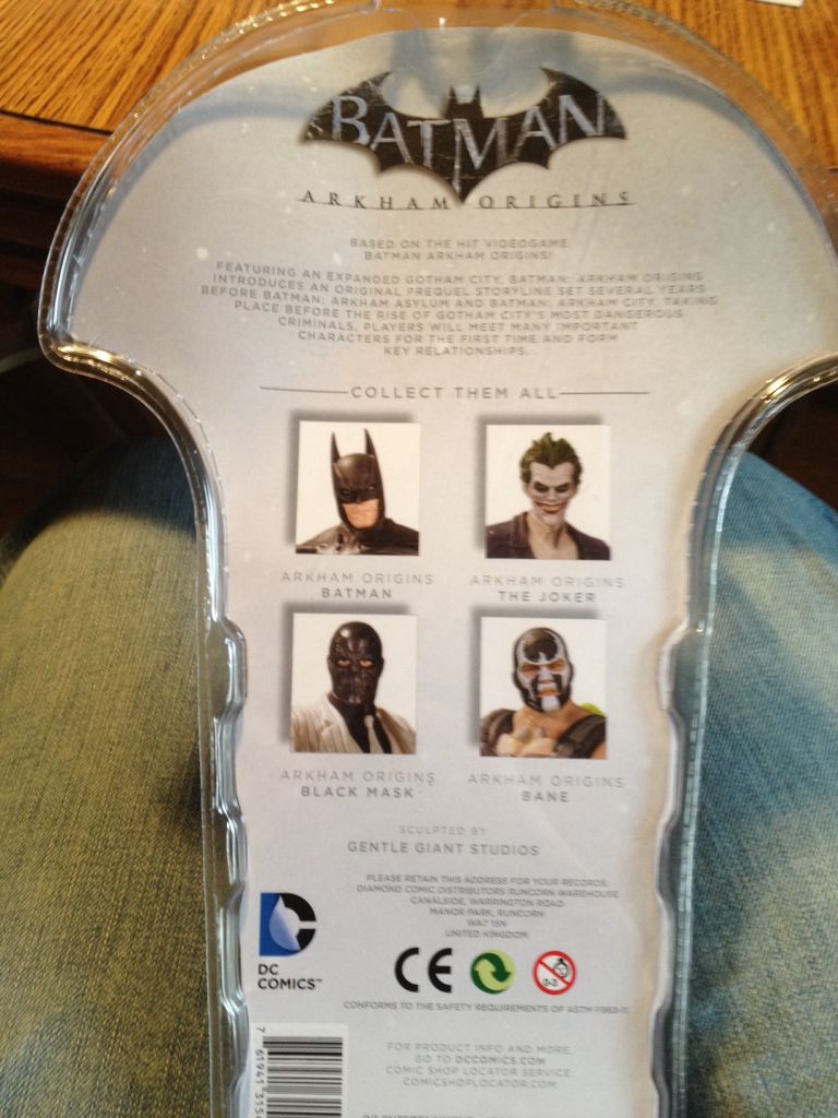 DC Collectibles Arkham Origins Black Mask - DC Collectibles (Batman Arkham Origins) action figure collectible [Barcode 761941315416] - Main Image 2