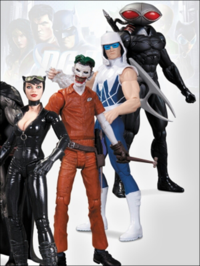 Super Heroes Vs. Super-Villains 7 Pack - DC Collectibles (DC Collectibles The New 52) action figure collectible [Barcode 761941315447] - Main Image 2