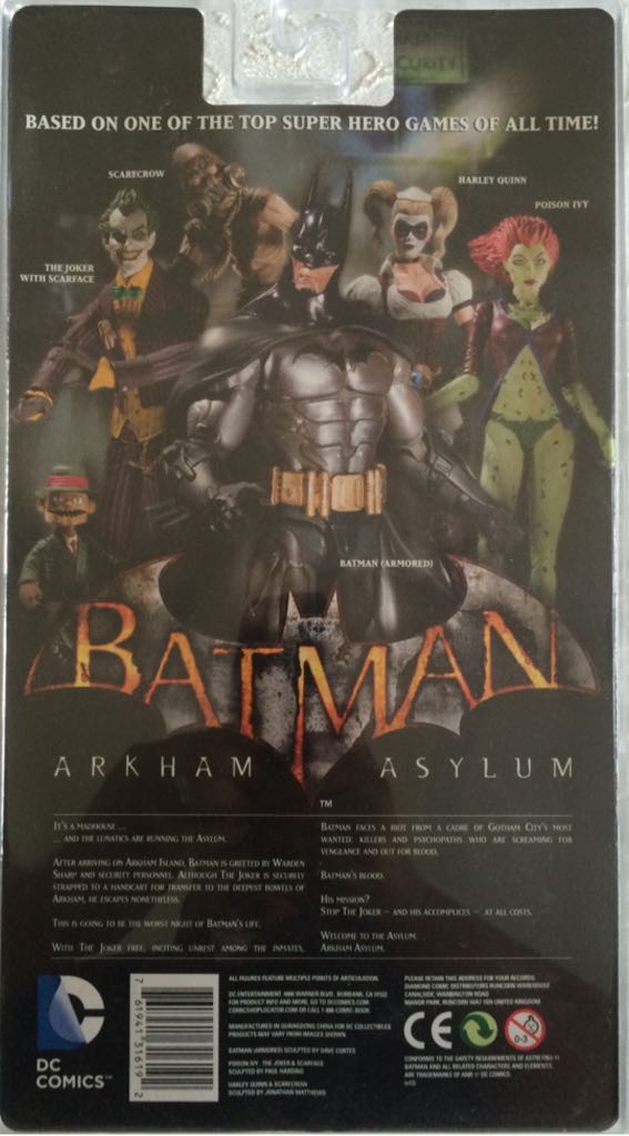 Batman (Armored) - DC Direct (Batman: Arkham Asylum Series 2) action figure collectible [Barcode 761941316192] - Main Image 2