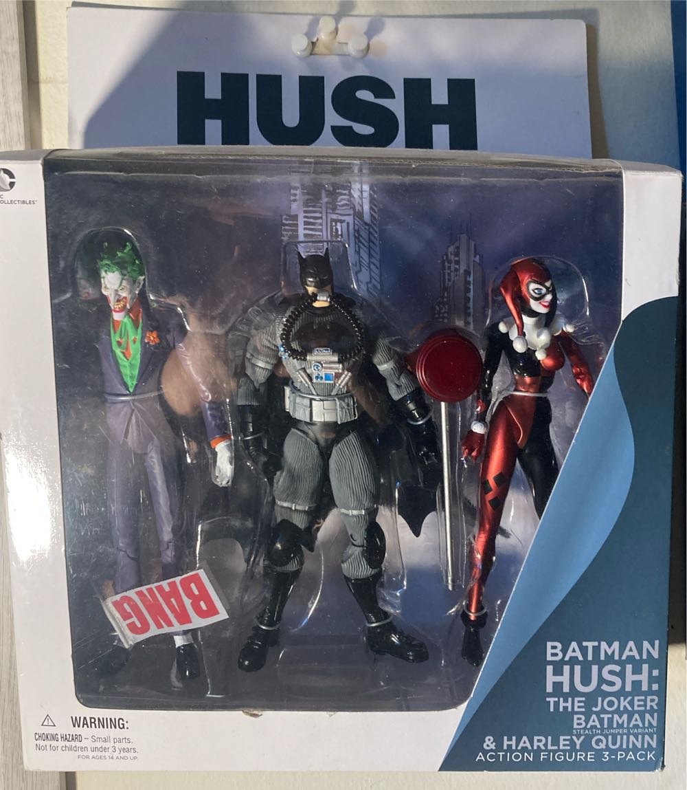 Batman, Joker & Harley Quinn 3-pack - DC Collectibles (Batman Hush) action figure collectible [Barcode 761941316628] - Main Image 3