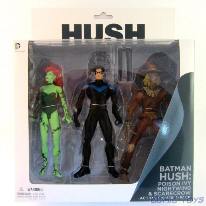 Batman Hush : Nightwing Posion Ivy & Scarecrow - DC Collectibles (DC Collectibles Hush) action figure collectible [Barcode 761941316635] - Main Image 1