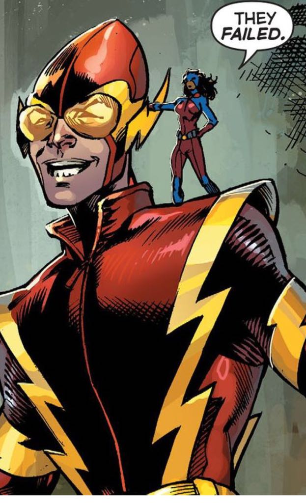 DC Comics Super-Villains Johnny Quick With Atomica - DC Collectibles (DC Comics) action figure collectible [Barcode 761941319353] - Main Image 2