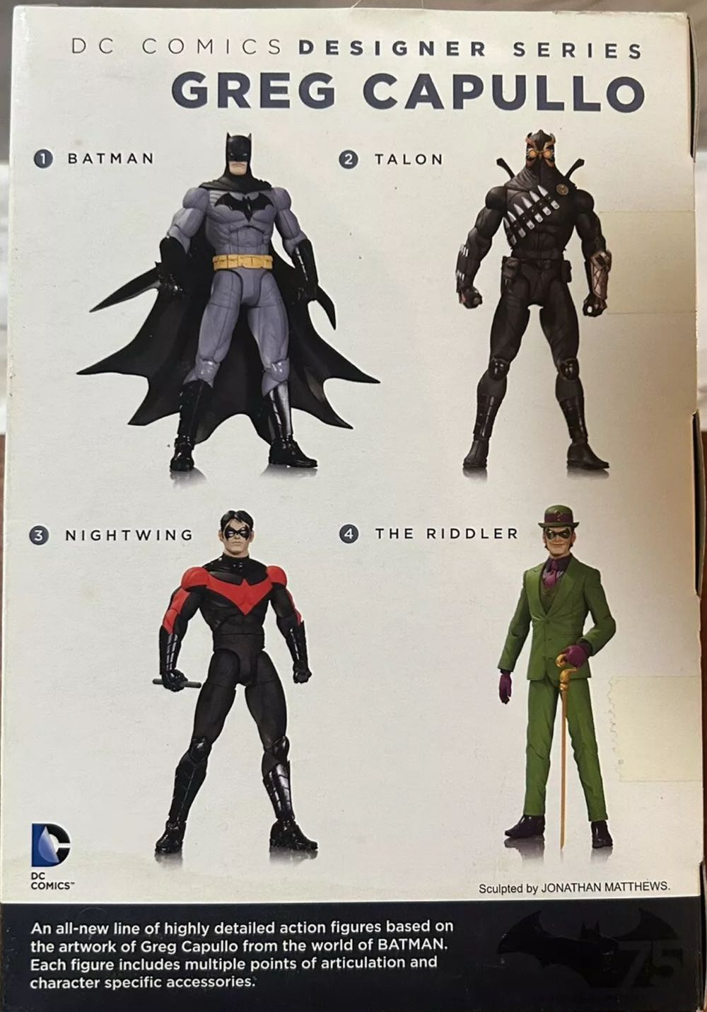 Batman•Greg Capullo Series - DC Collectibles (DC Comics Designer Series: Greg Capullo) action figure collectible [Barcode 761941319513] - Main Image 3