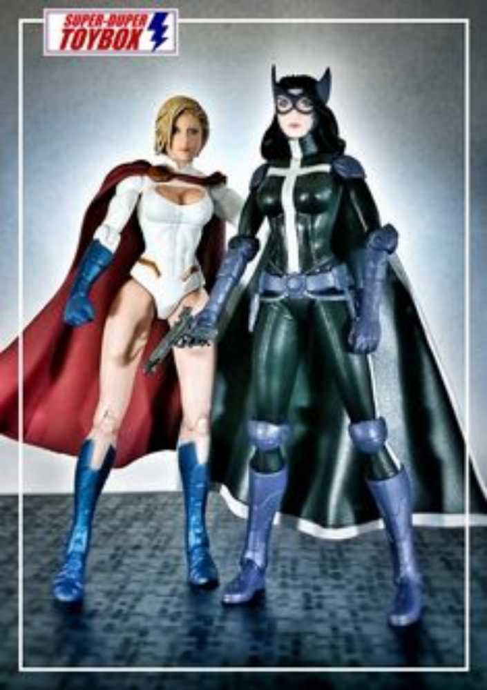 DC Collectibles World’s Finest Huntress & Powergirl  2-pack - DC Collectibles (DC Collectibles The New 52) action figure collectible [Barcode 761941319940] - Main Image 4
