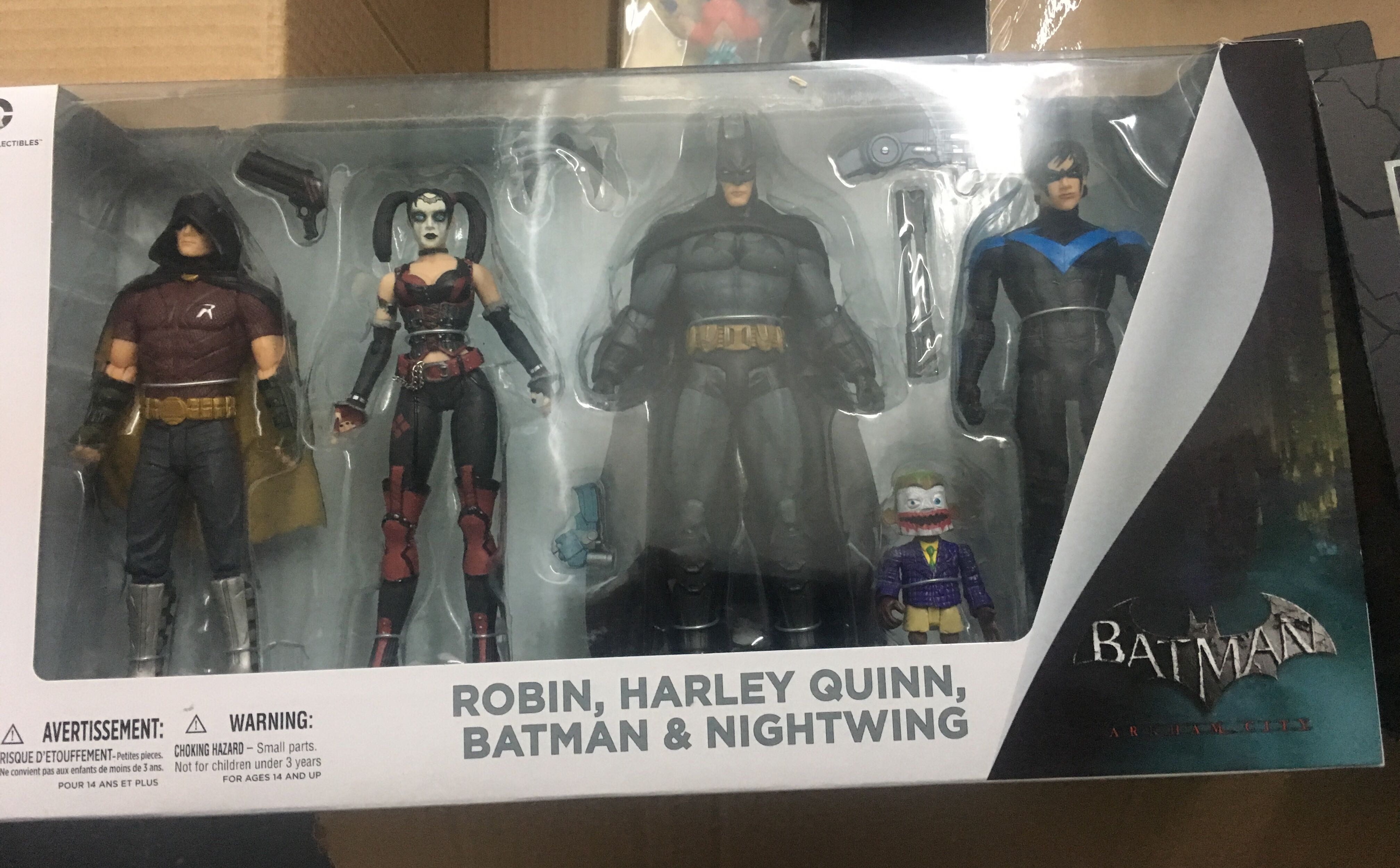 Batman DC Collectibles Batman Arkham City Robin, Harley Quinn, Batman, Nightwing - DC Collectibles (DC Collectibles) action figure collectible [Barcode 761941322483] - Main Image 2