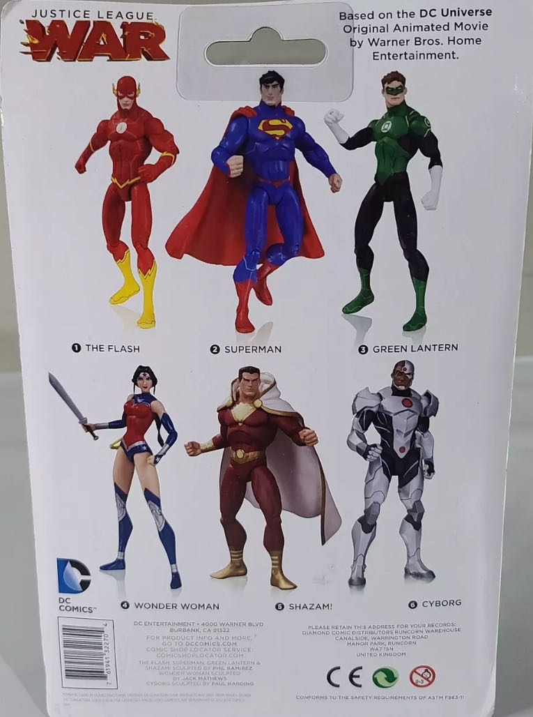 Cyborg. DC Universe Animated Movie Justice League War. 6 - DC Collectibles (Action Figure) action figure collectible [Barcode 761941322704] - Main Image 3