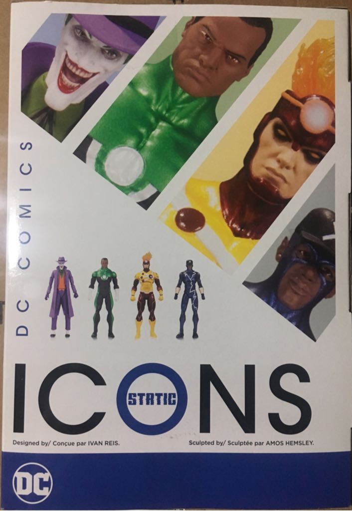 Static - DC Collectibles (DC Comics Icons) action figure collectible [Barcode 761941337289] - Main Image 2