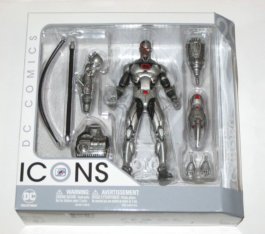 Cyborg. DC ICONS. Forever Evil - DC Collectibles (DC Comics Icons) action figure collectible [Barcode 761941340937] - Main Image 2