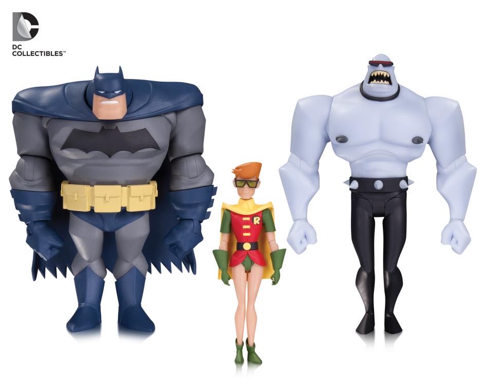 Batman, Robin & Mutant Leader - DC Direct (Batman New Animated Series) action figure collectible [Barcode 761941342023] - Main Image 2