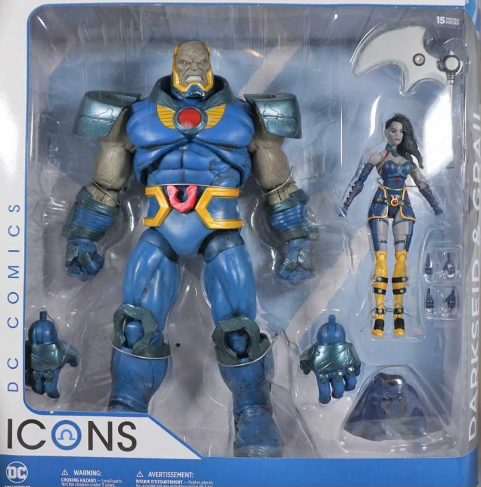 DC Comics Icons Darkseid & Grail - DC Collectibles (DC Comics Icons) action figure collectible [Barcode 761941342184] - Main Image 3