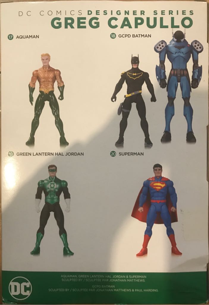 Greg Capullo Designer Series 19 - Green Lantern Hal Jordan - DC Direct (DC Designer Series) action figure collectible [Barcode 761941342443] - Main Image 2