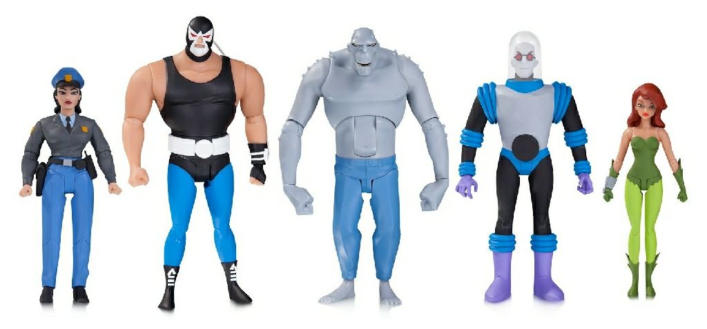BTAS: GCPD Rogues Gallery 5pk - DC Collectibles (Batman: The Animated Series) action figure collectible [Barcode 761941345925] - Main Image 2