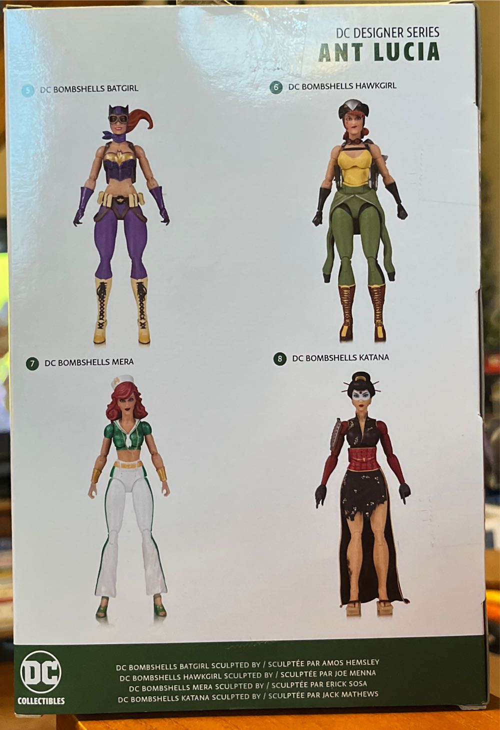 DC Bombshells Mera - DC Collectibles (DC Collectibles Designer Series Ant Lucia) action figure collectible [Barcode 761941346175] - Main Image 3