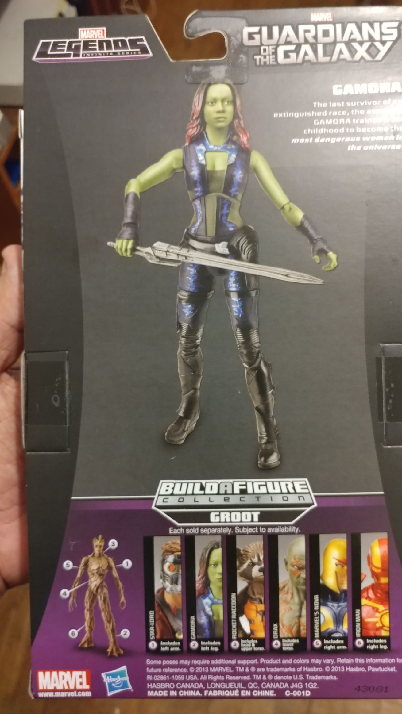 Gamora - (GotG Vol 1)  action figure collectible [Barcode 7633366956501] - Main Image 2
