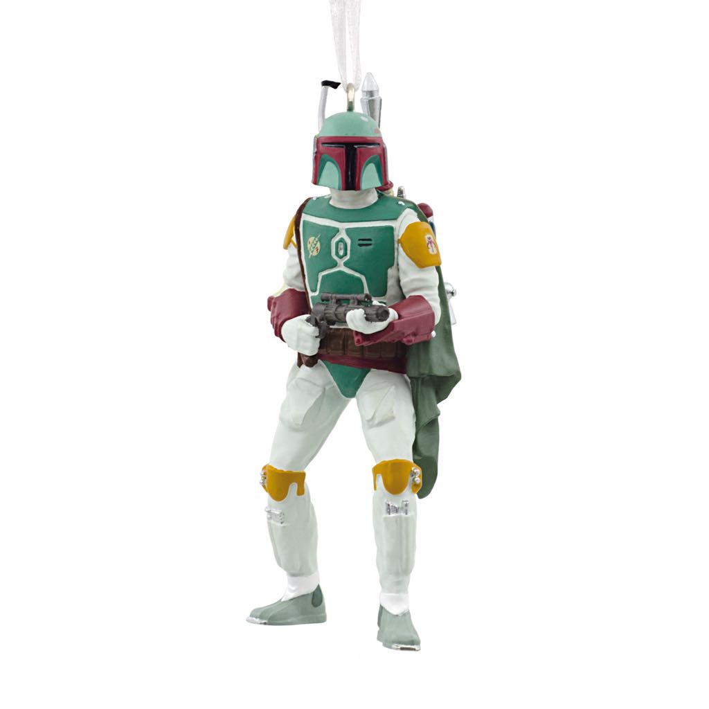 BOBA FETT Christmas Tree Ornament - Hallmark Marketing Company (Star Wars) action figure collectible [Barcode 763795157235] - Main Image 1