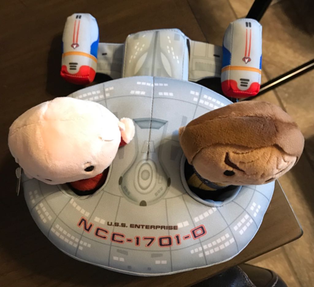 itty bittys: Captian Picard & Worf  - Hallmark Marketing Company action figure collectible [Barcode 763795304547] - Main Image 2