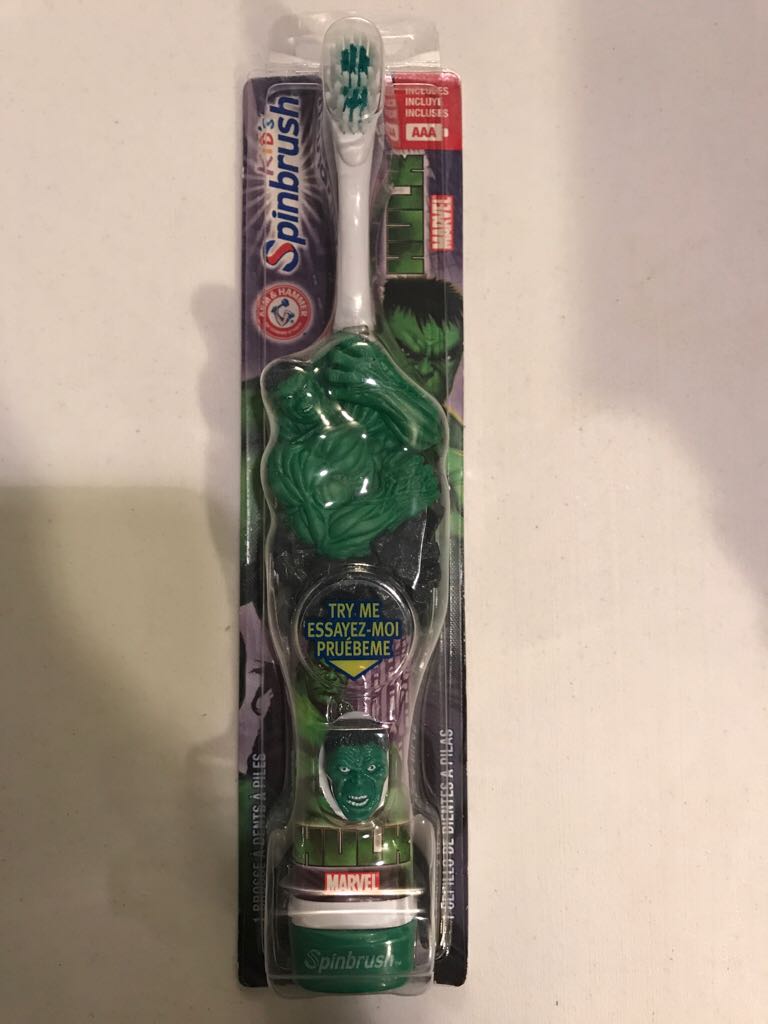 Hulk Crest Spinbrush  action figure collectible [Barcode 766878002750] - Main Image 1
